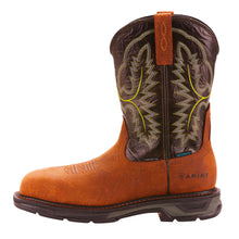 Load image into Gallery viewer, Ariat Men's WorkHog® XT Waterproof Carbon Toe Work Boot- Tumbled Bark/Dark Forest
