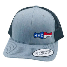 Load image into Gallery viewer, North Carolina Flag with Icon Embroidered Hat

