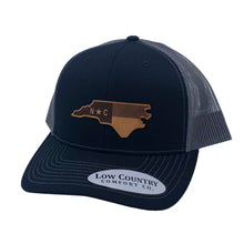 Load image into Gallery viewer, North Carolina Flag Leather Patch Hat
