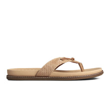 Load image into Gallery viewer, Sperry Women&#39;s Waveside PLUSHWAVE Thong Sandal- Brown
