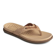Load image into Gallery viewer, Sperry Women&#39;s Waveside PLUSHWAVE Thong Sandal- Brown
