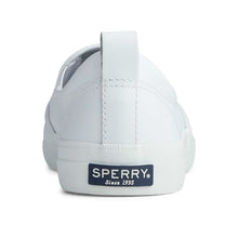 Load image into Gallery viewer, Sperry Women&#39;s Crest Twin Gore Leather Wave Perforated Sneaker- White
