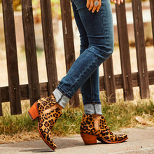 Load image into Gallery viewer, Ariat Women&#39;s Dixon Western Boot- Leopard Haircalf

