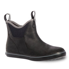 Load image into Gallery viewer, XTRATUF Women&#39;s Leather Ankle Deck Boots- Black
