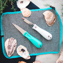 Load image into Gallery viewer, Toadfish Shucker&#39;s Bundle- Oyster Knife with Cloth
